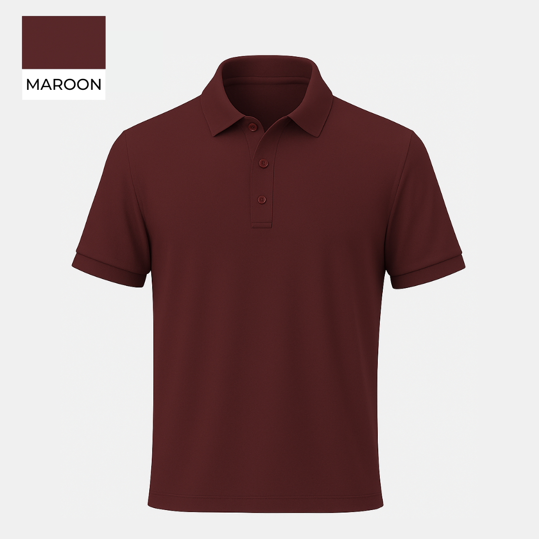 The Maroon Polo β Rich. Elegant. Grounded.