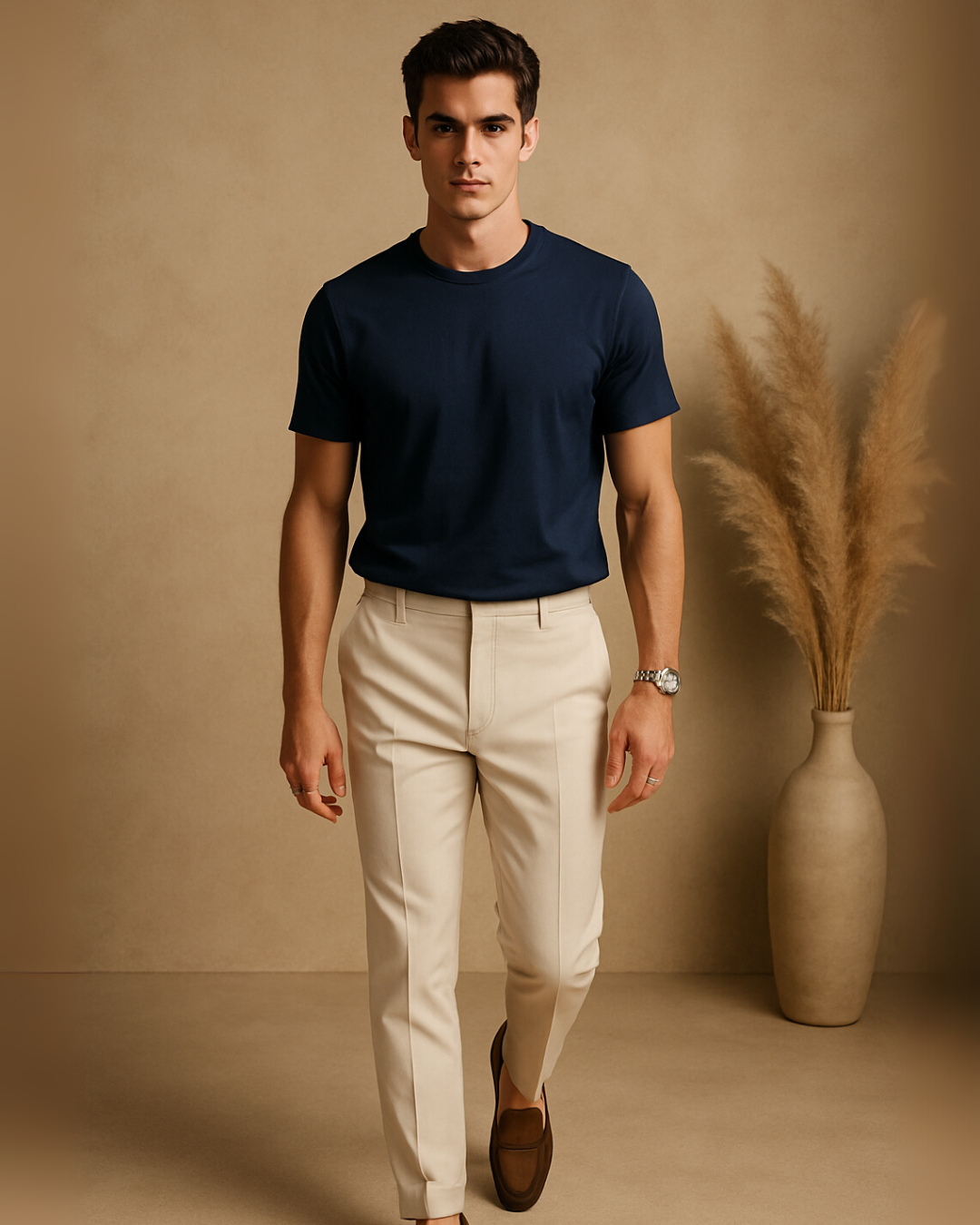 The Supreme Supima® Tee : Navy