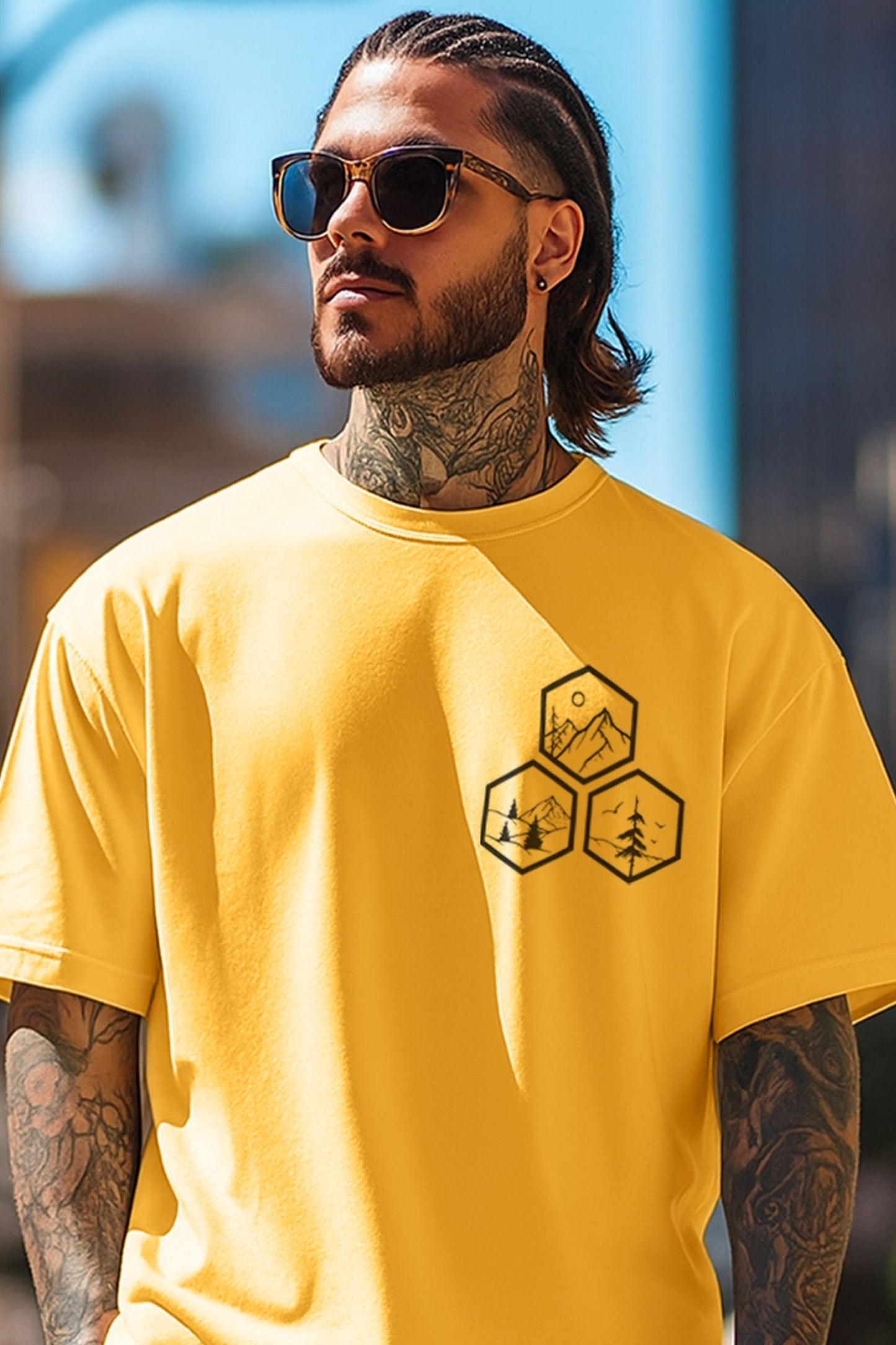 Locations Oversized T-shirt : Unisex