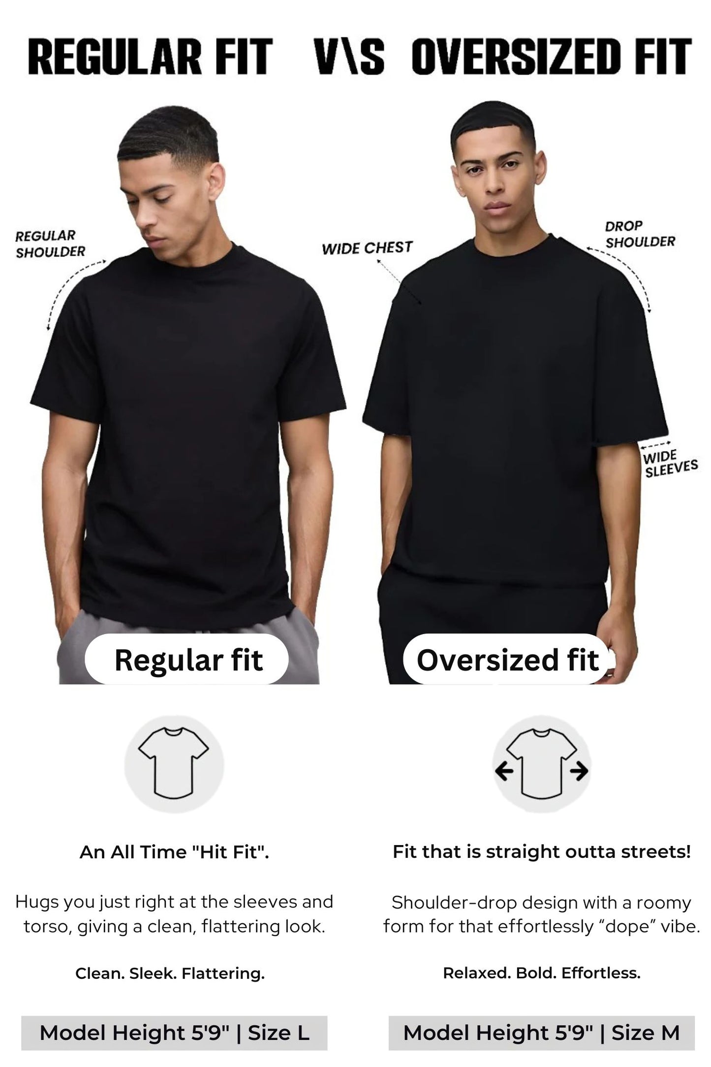 Stacked elements Oversized T-shirt : Unisex