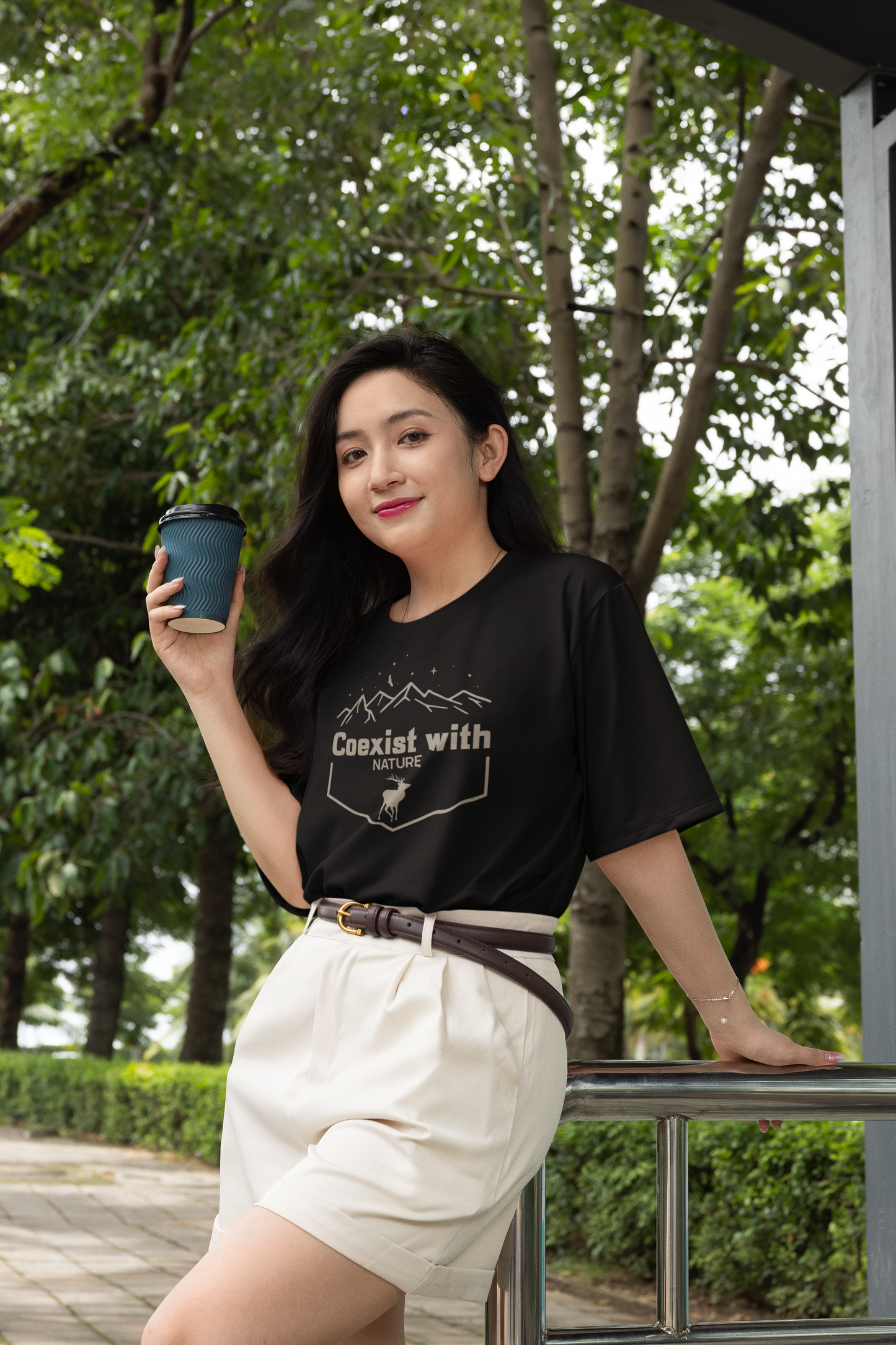 Co-Exist with Nature Oversized : Unisex