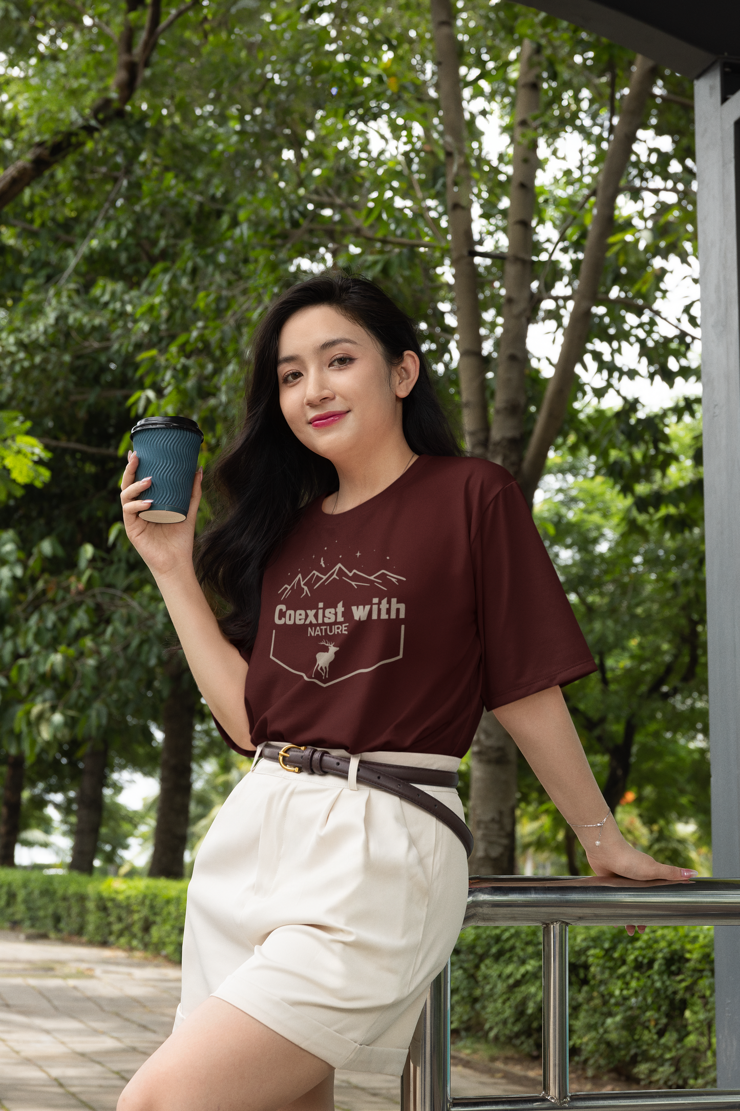 Co-Exist with Nature Oversized : Unisex