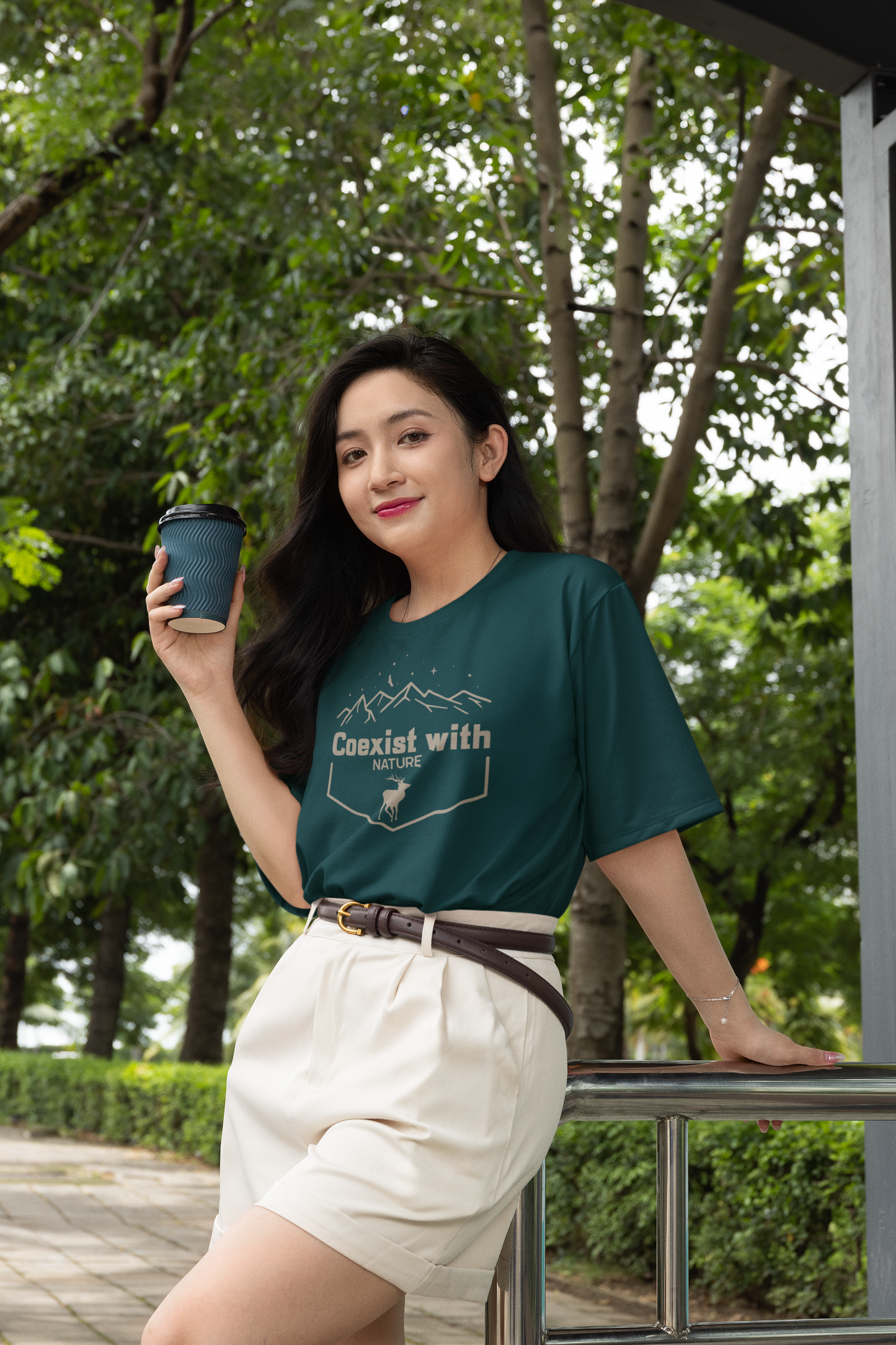 Co-Exist with Nature Oversized : Unisex