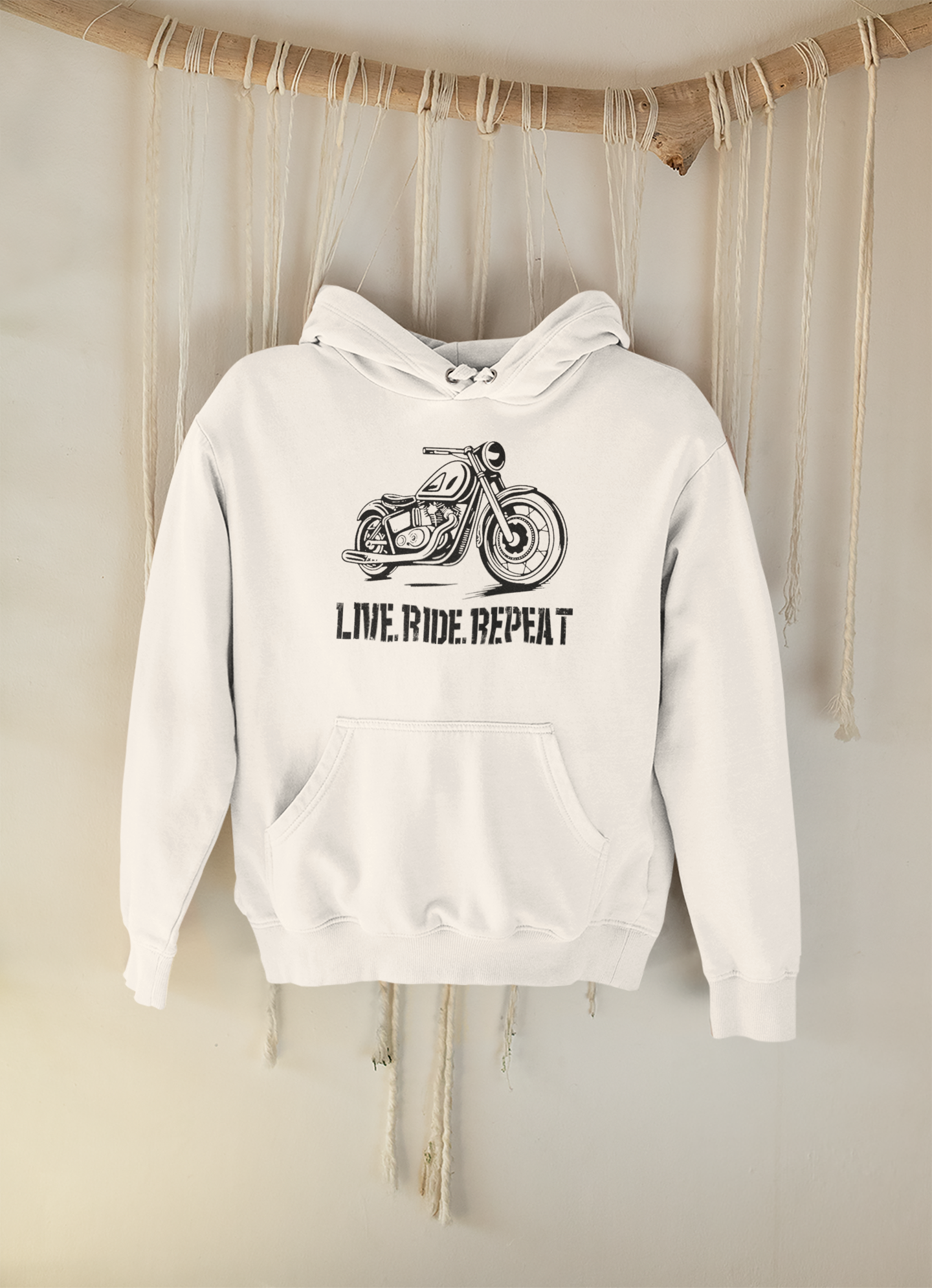 Live Ride Repeat Hoodie: Unisex