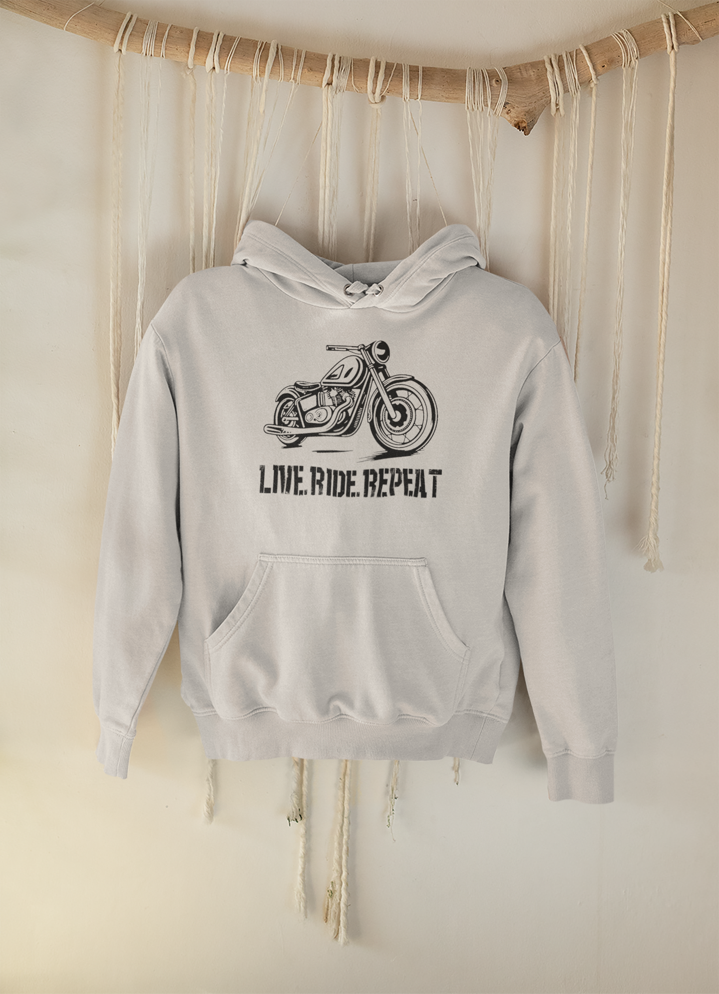 Live Ride Repeat Hoodie: Unisex