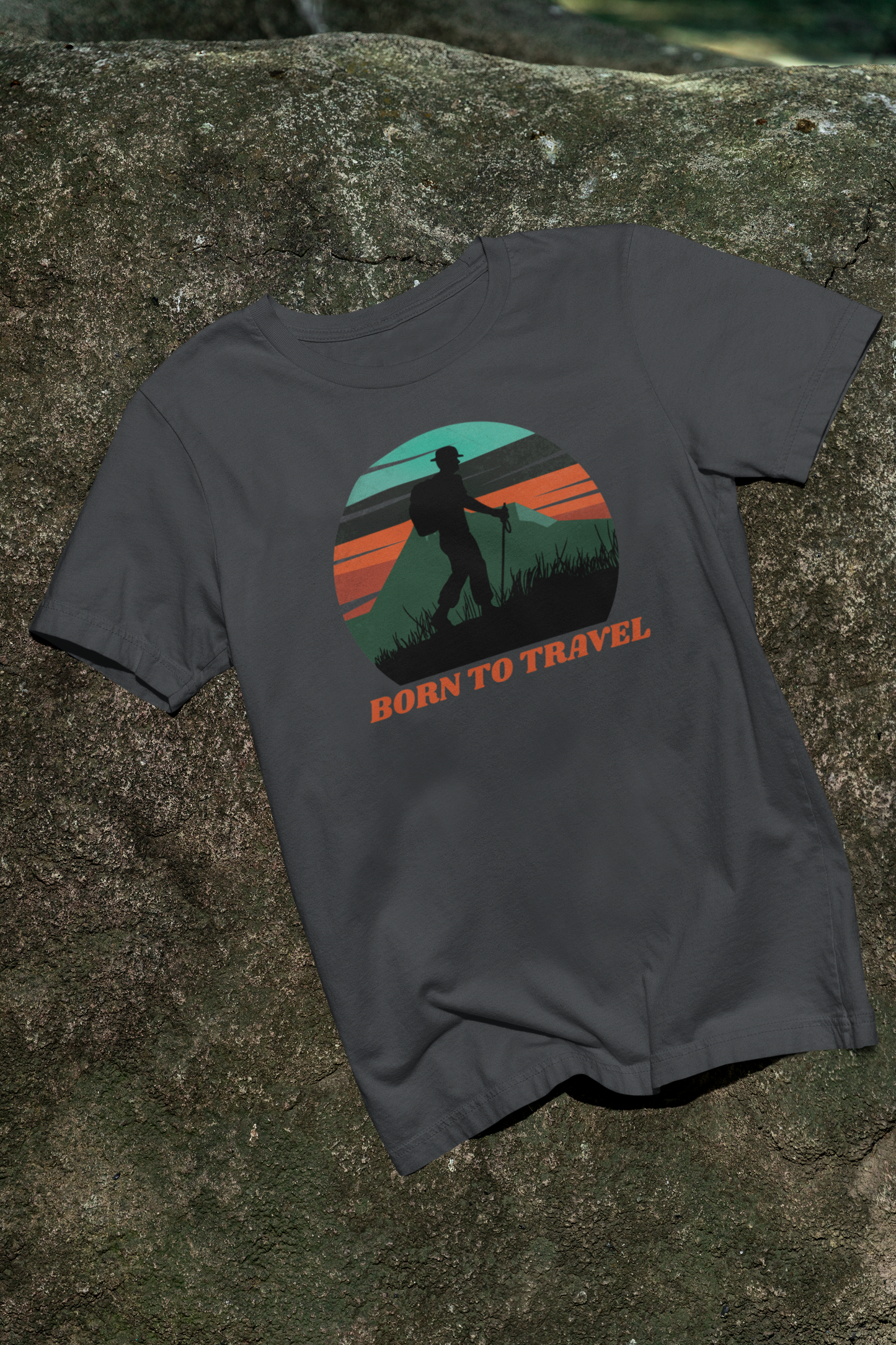 Born To Travel Tshirt - The Groovy Store