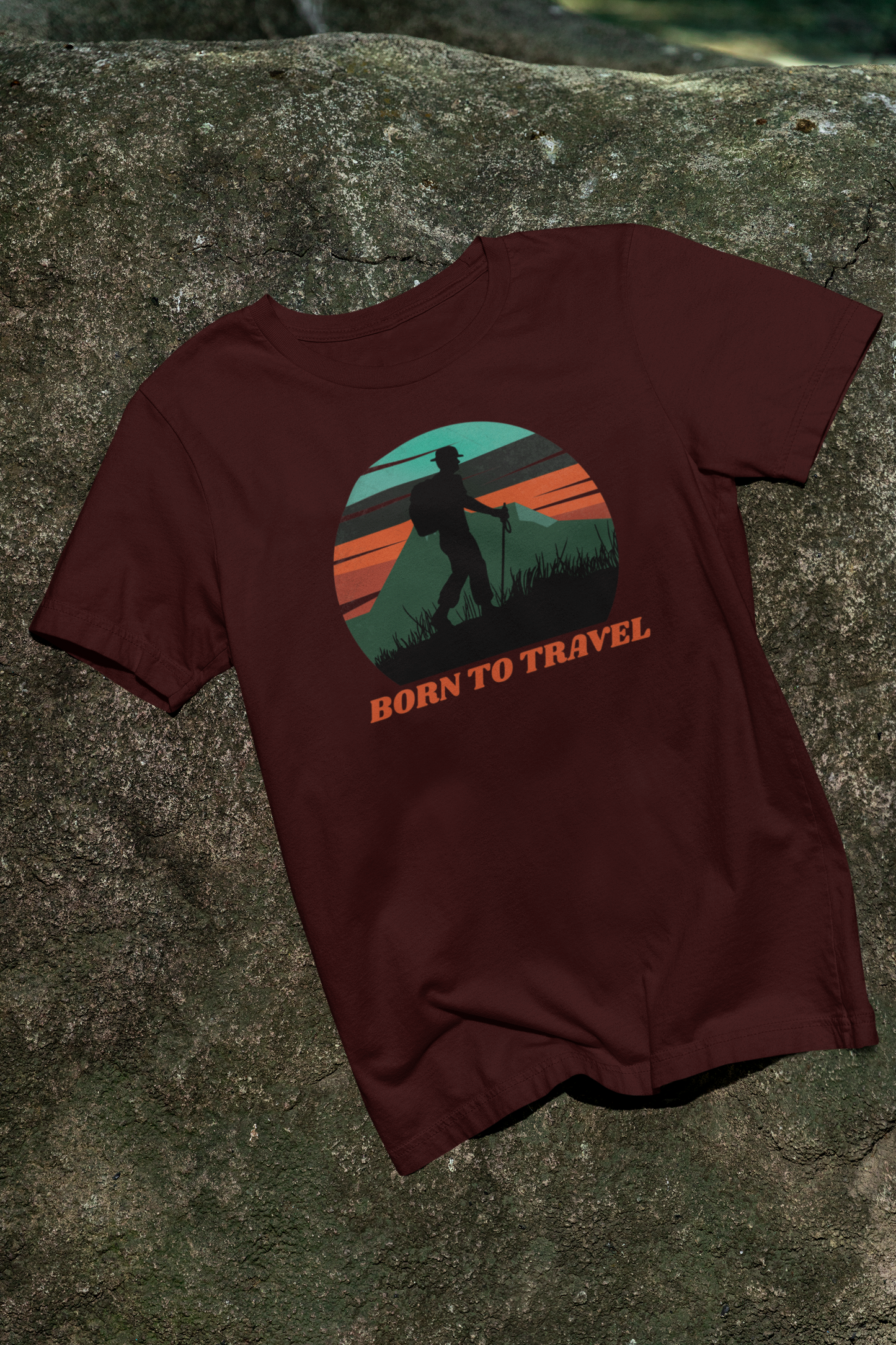 Born To Travel Tshirt - The Groovy Store
