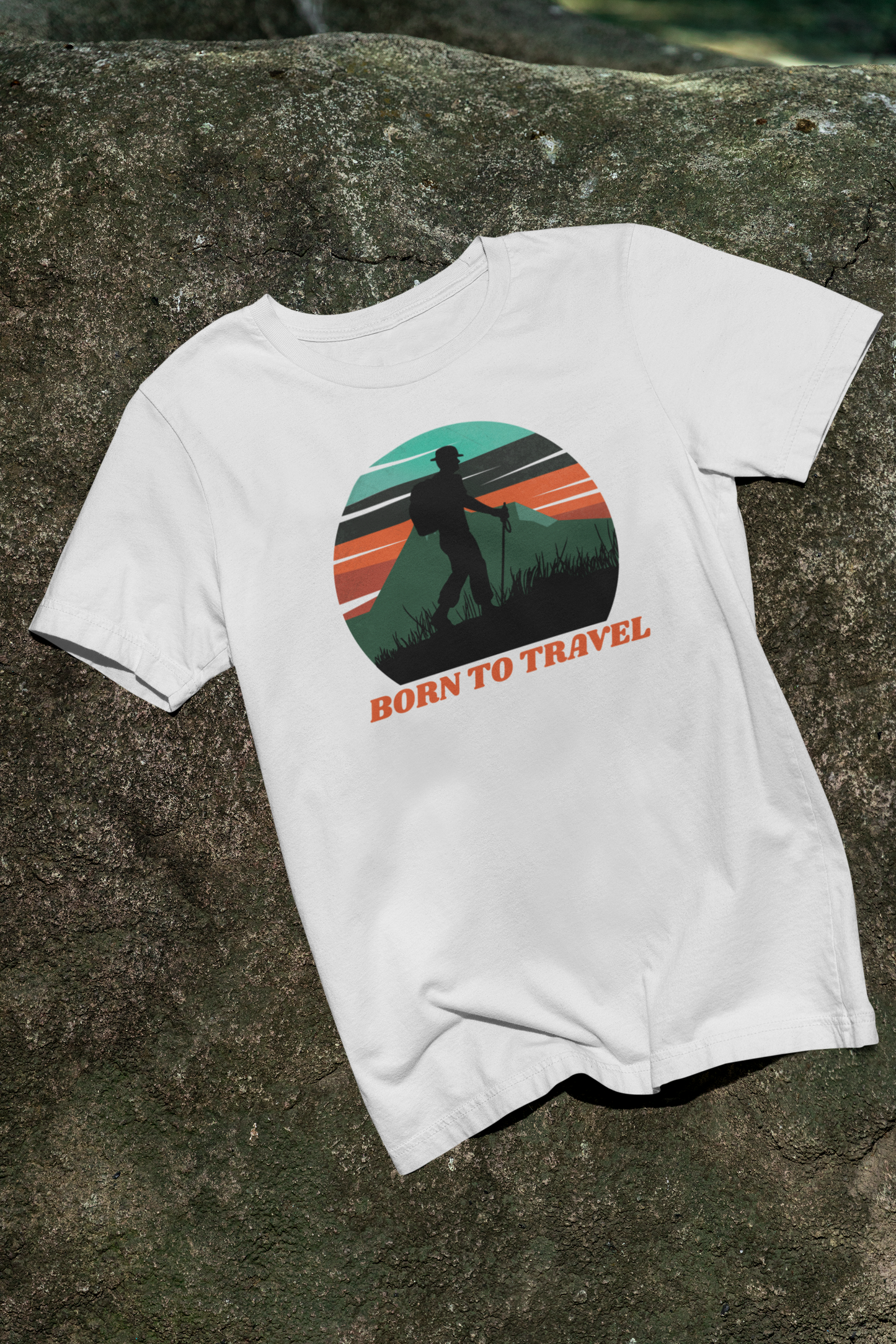 Born To Travel Tshirt - The Groovy Store