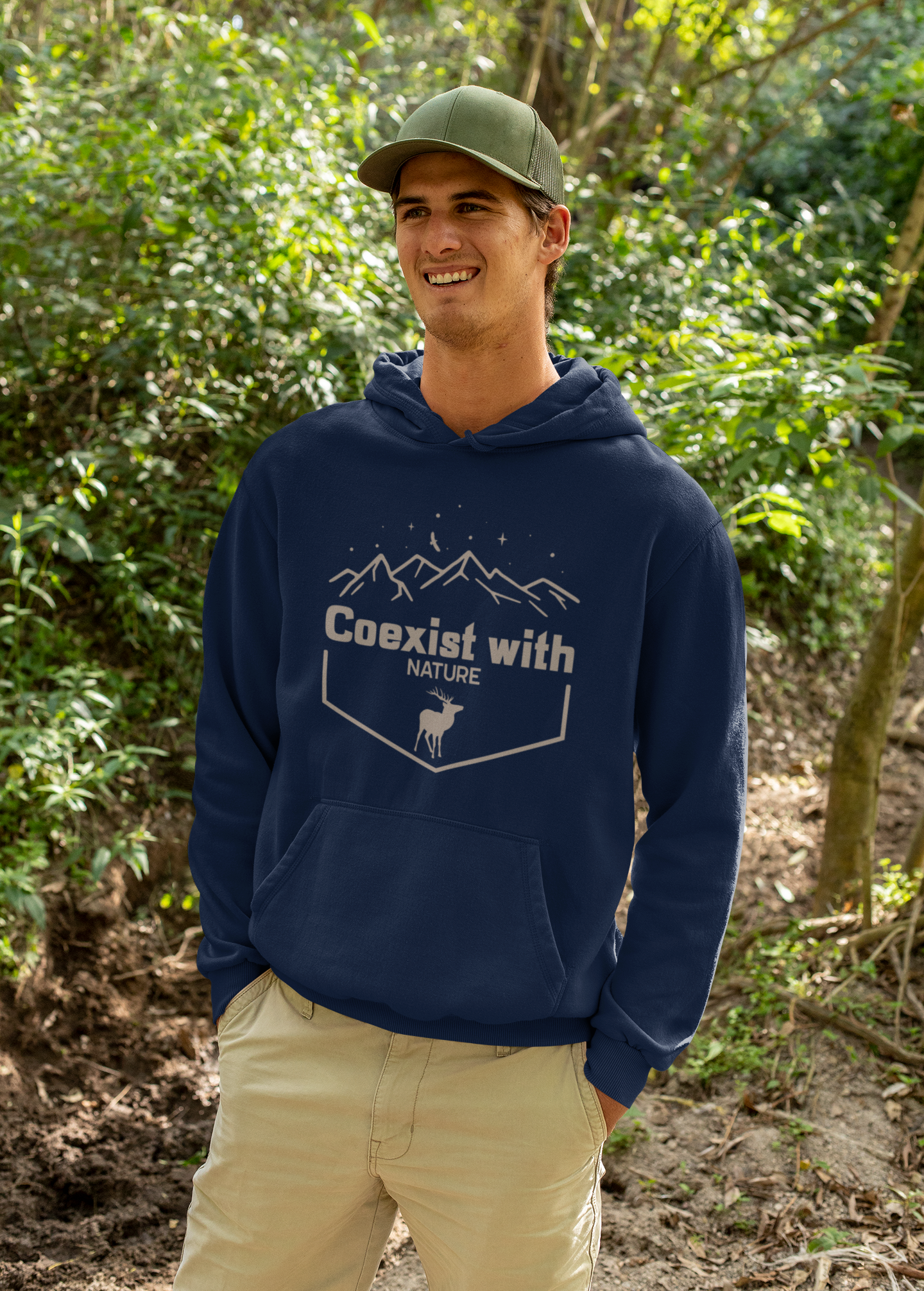 Co-Exist with Nature Hoodie : Unisex