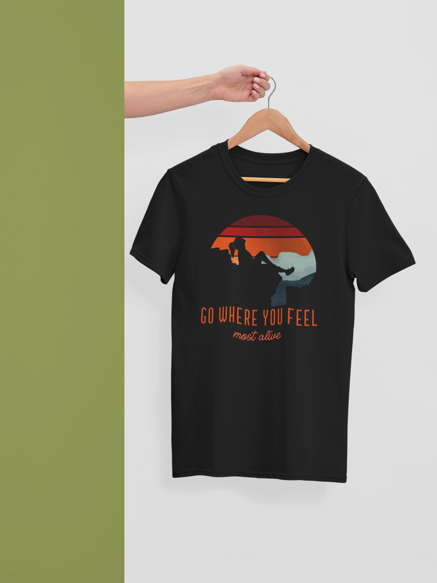 Go where you feel most alive women's Tshirt - The Groovy Store
