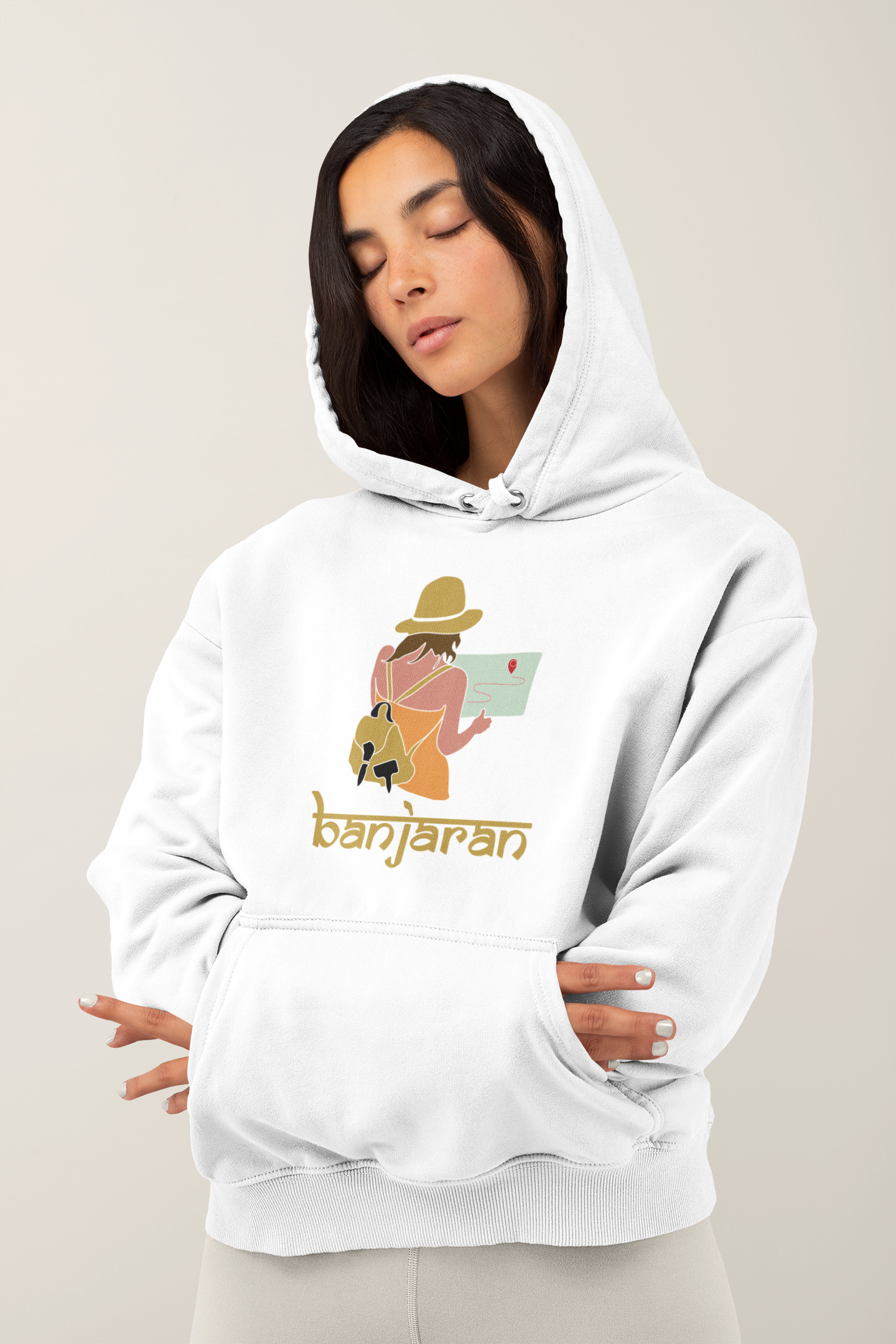 Banjaran Oversized Hoodie : Woman