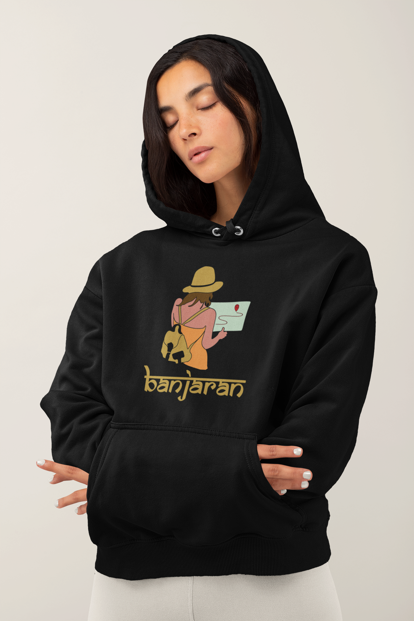 Banjaran Oversized Hoodie : Woman