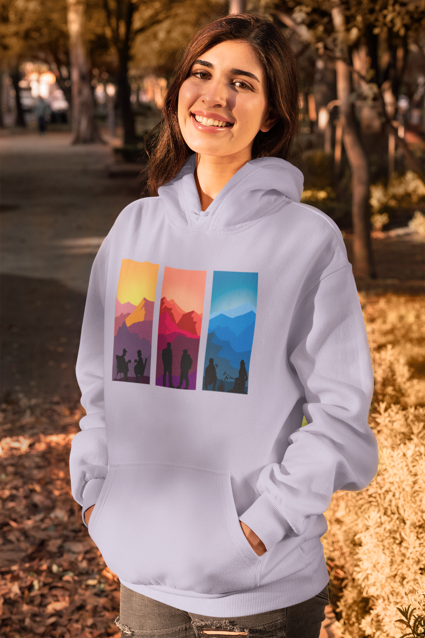 Mountains Calling Oversized Hoodie : Unisex