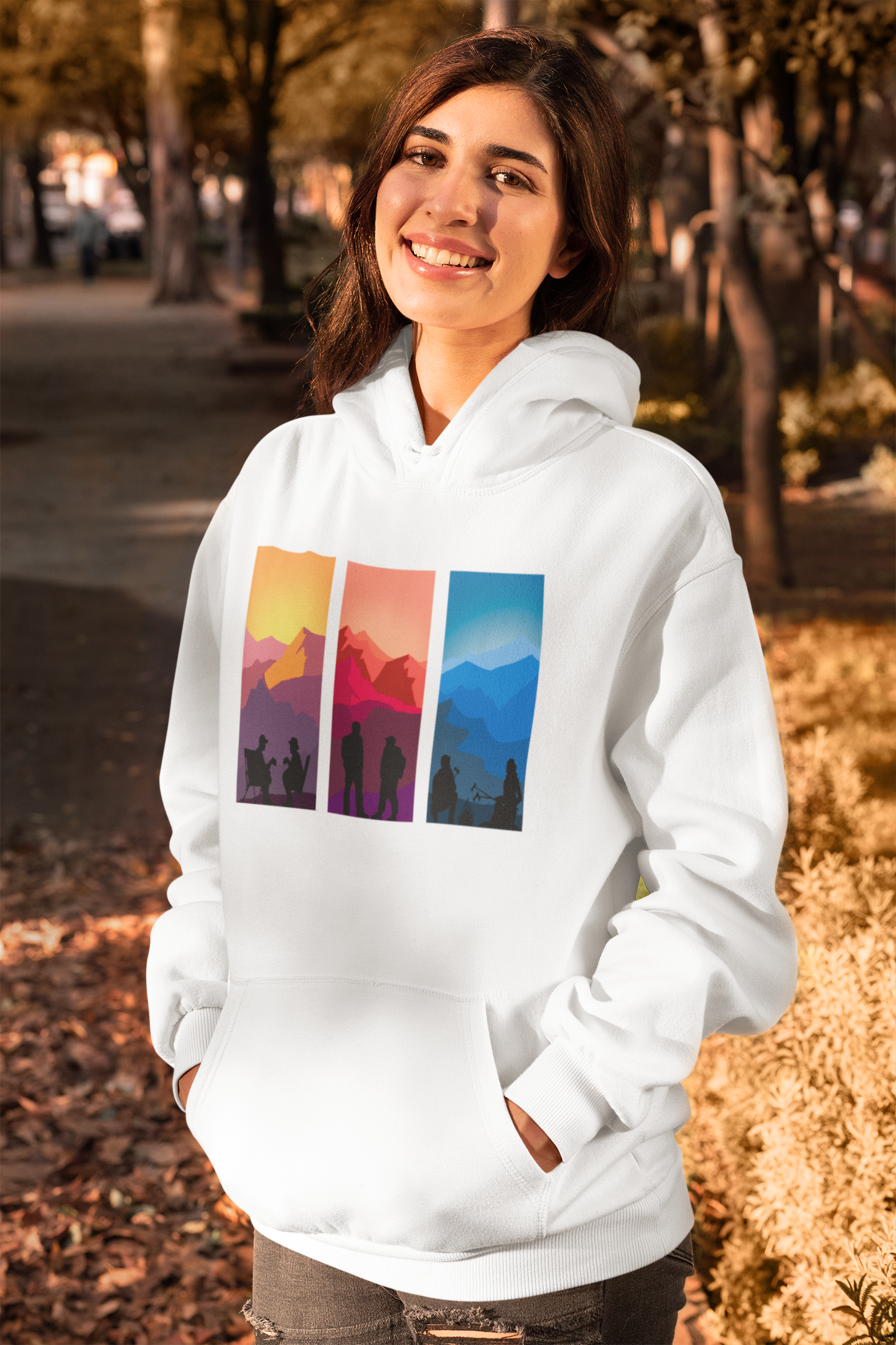 Mountains Calling Oversized Hoodie : Unisex