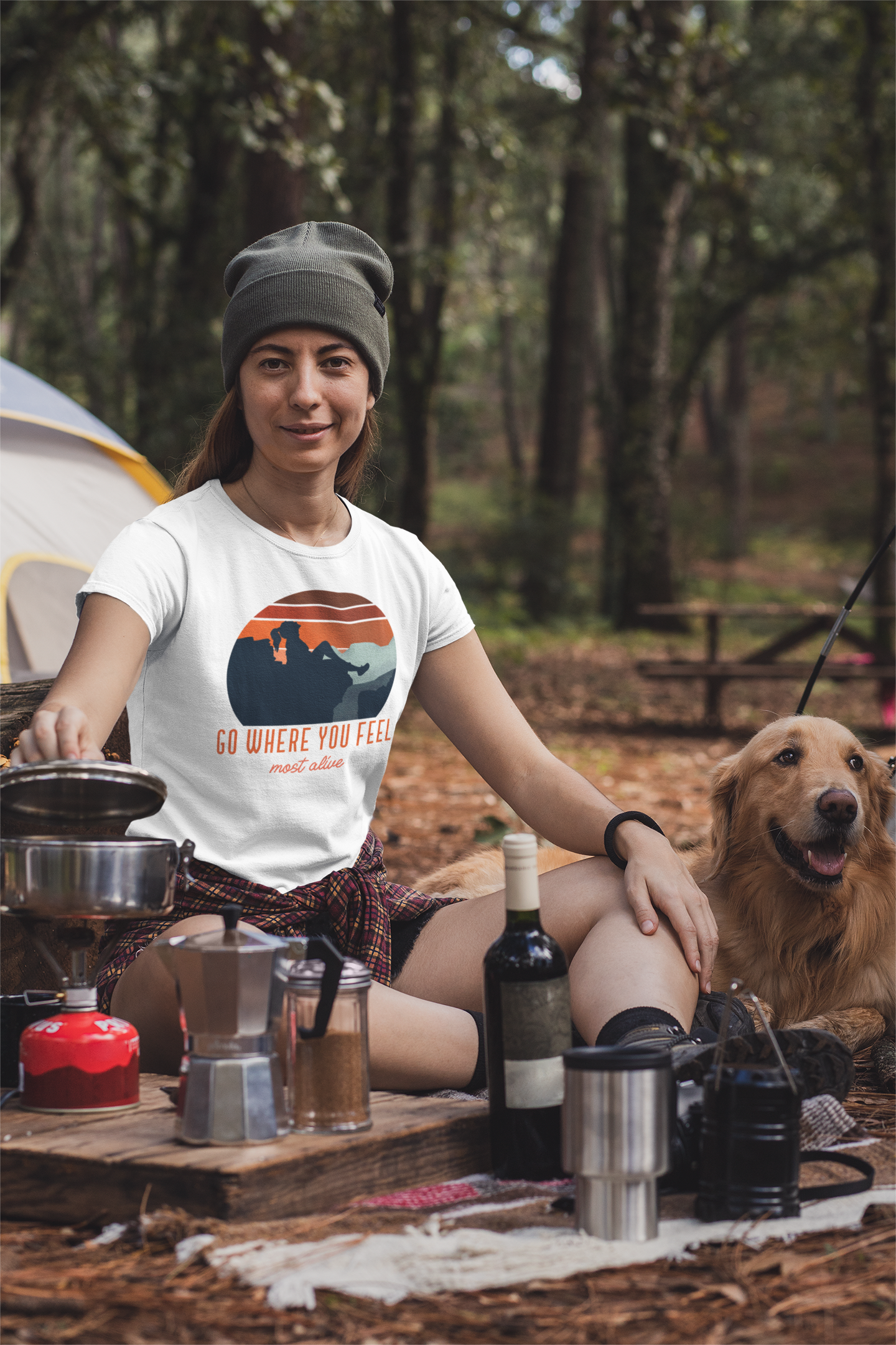 Go where you feel most alive women's Tshirt - The Groovy Store