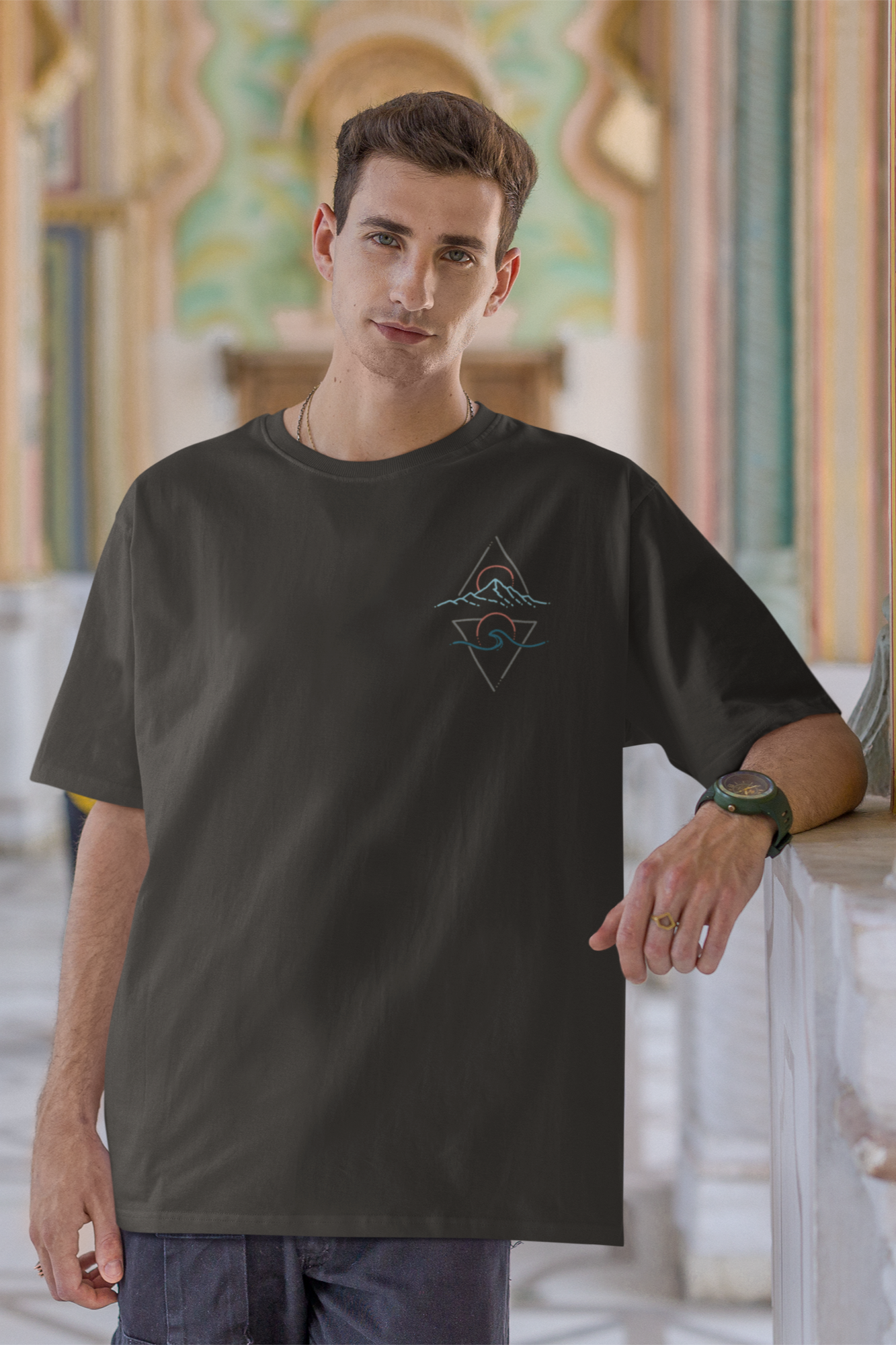 Mountain Beaches Oversized T-shirt : Unisex