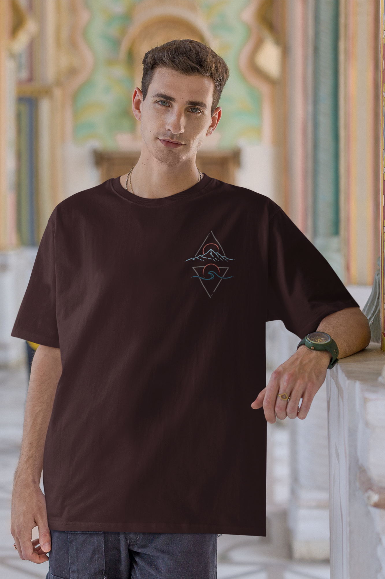Mountain Beaches Oversized T-shirt : Unisex