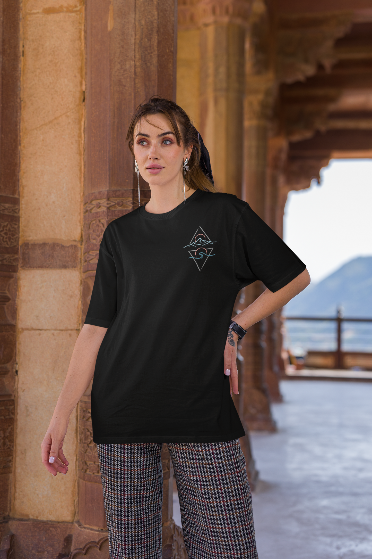 Mountain Beaches Oversized T-shirt : Unisex