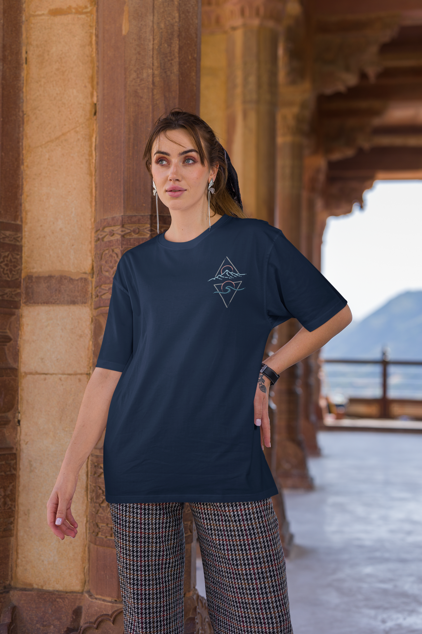 Mountain Beaches Oversized T-shirt : Unisex