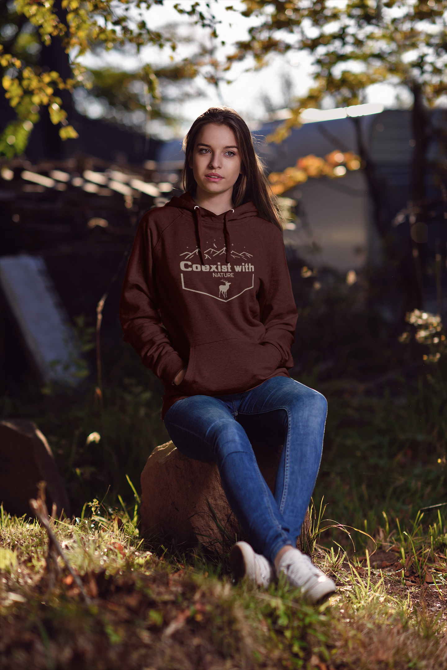 Co-Exist with Nature Hoodie : Unisex