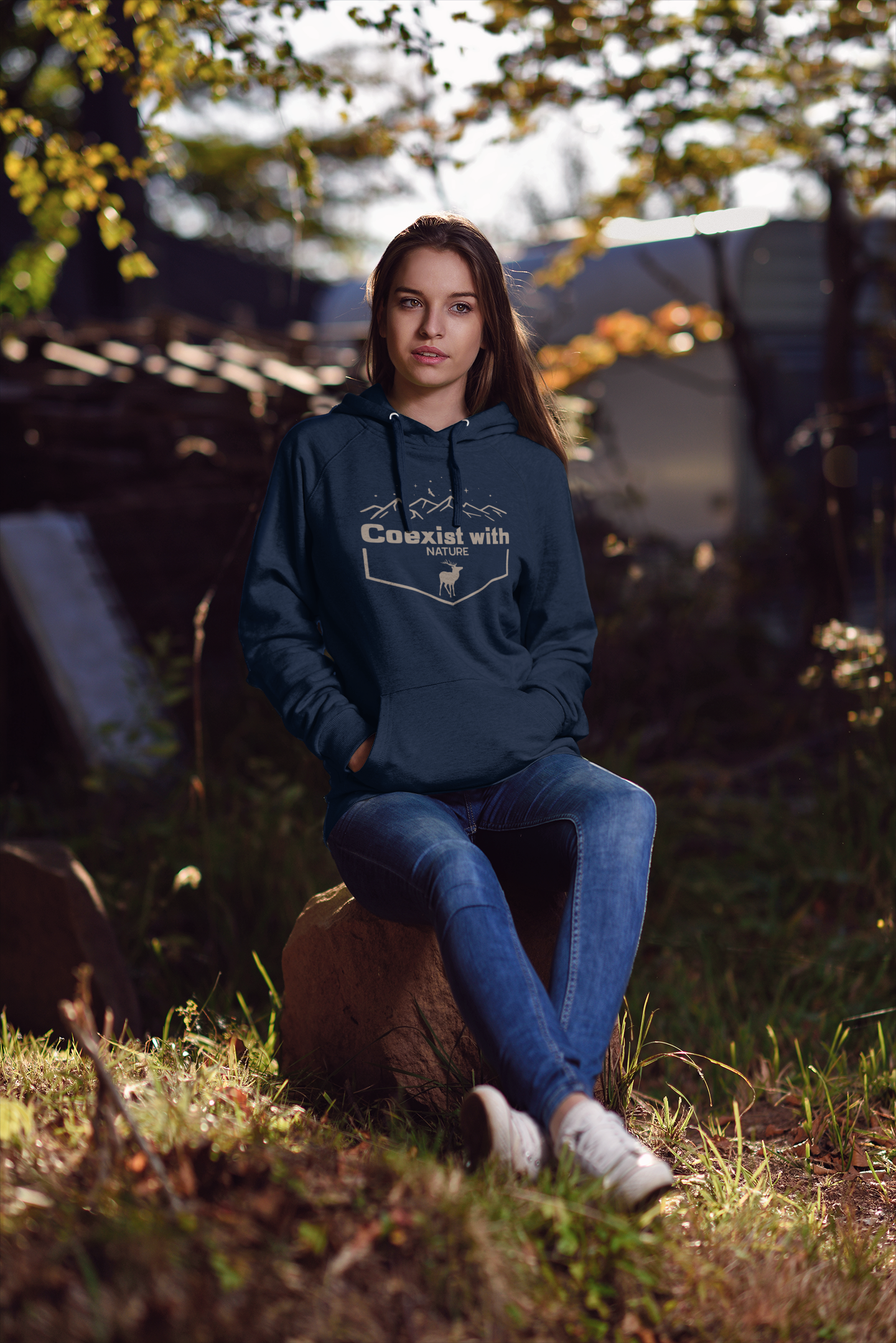 Co-Exist with Nature Hoodie : Unisex