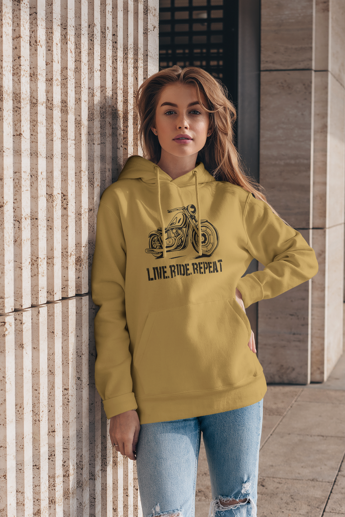 Live Ride Repeat Hoodie: Unisex