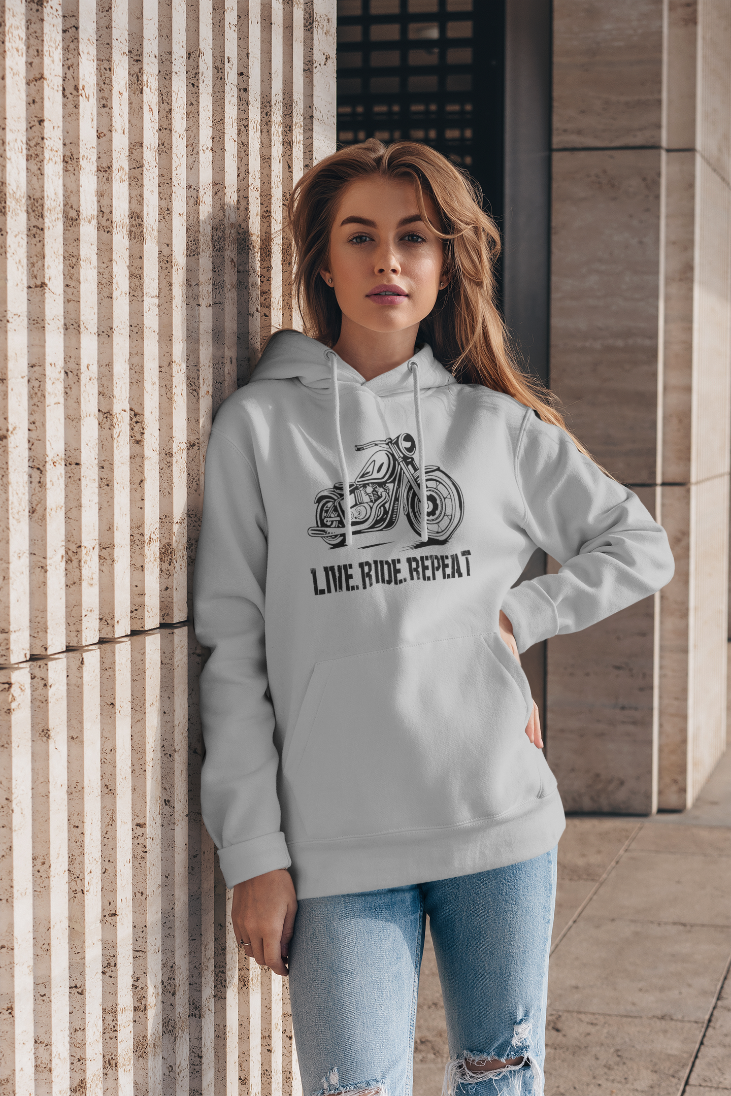 Live Ride Repeat Hoodie: Unisex
