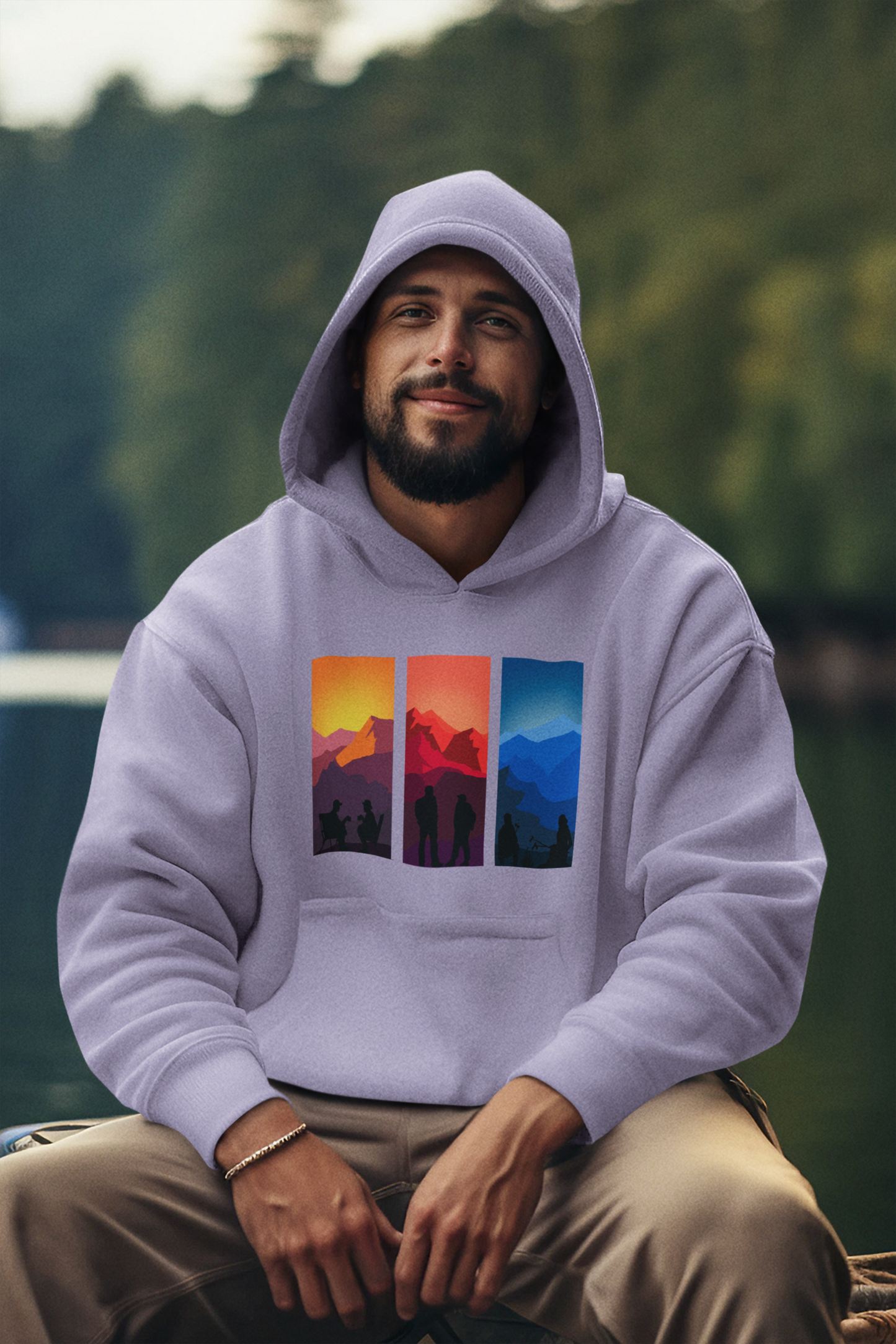 Mountains Calling Oversized Hoodie : Unisex