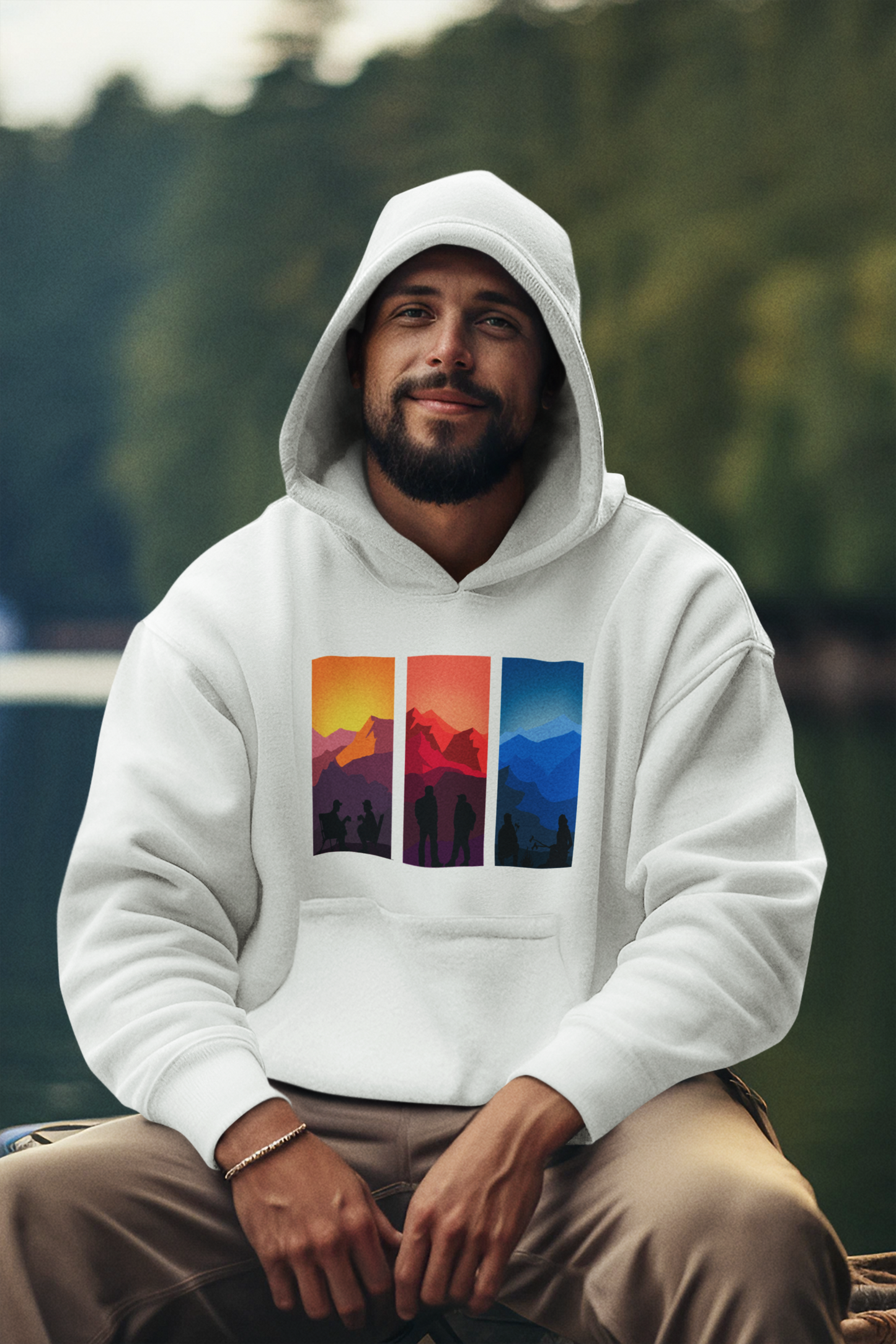 Mountains Calling Oversized Hoodie : Unisex
