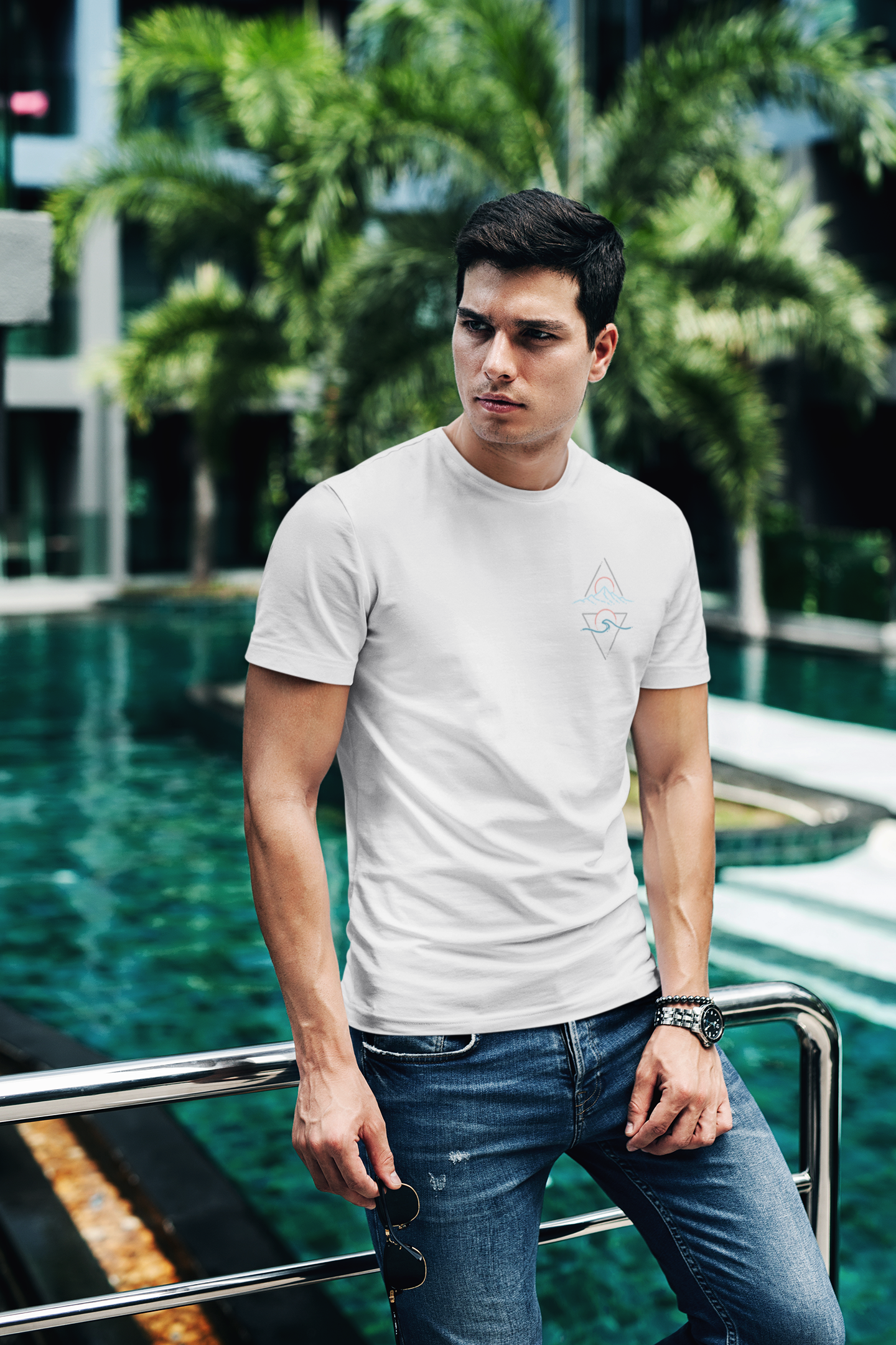 Mountain Beaches Classic T-shirt : Unisex