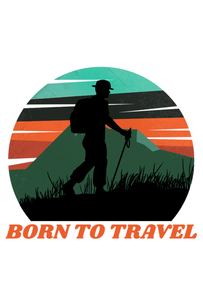 Born To Travel Tshirt - The Groovy Store