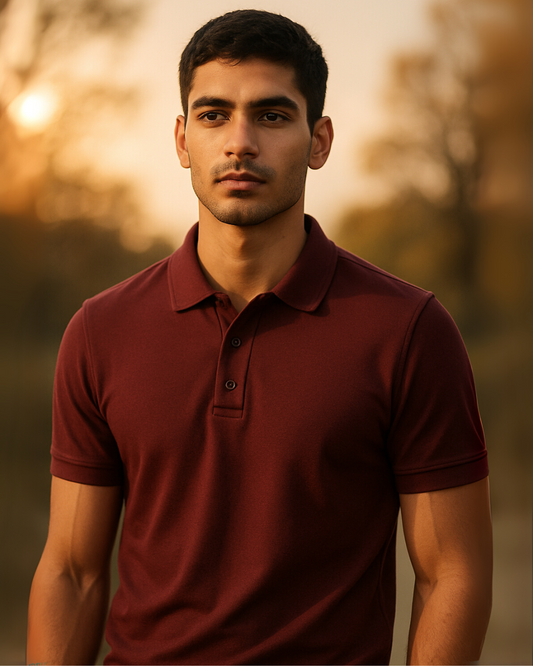 The Maroon Polo – Rich. Elegant. Grounded.