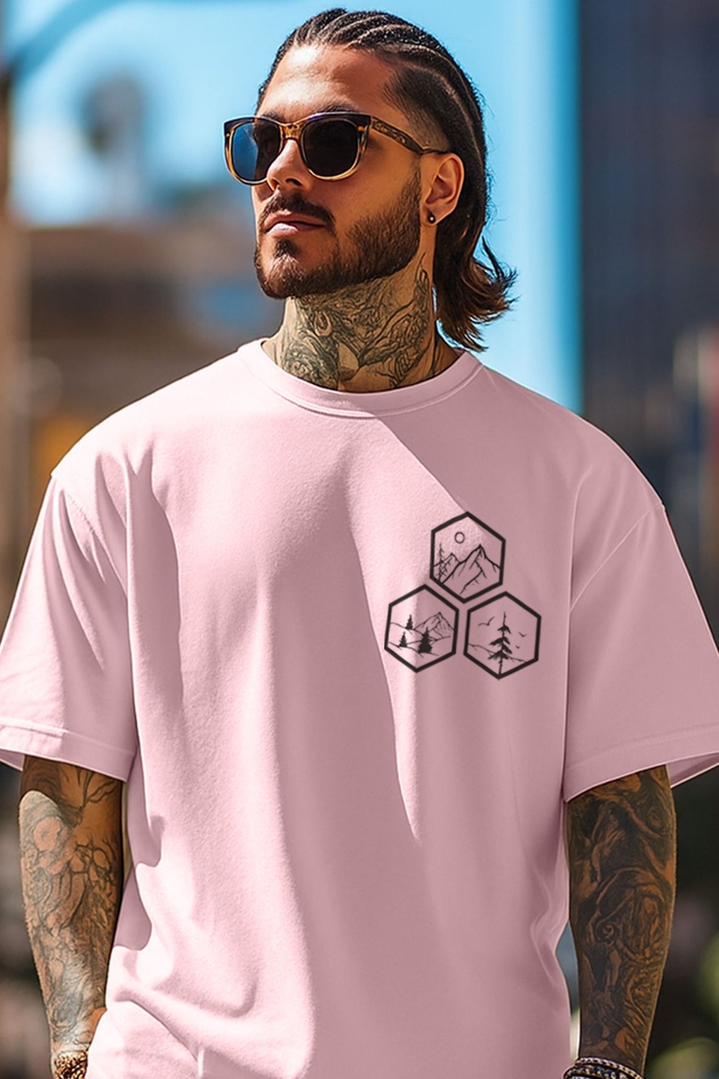 Locations Oversized T-shirt : Unisex