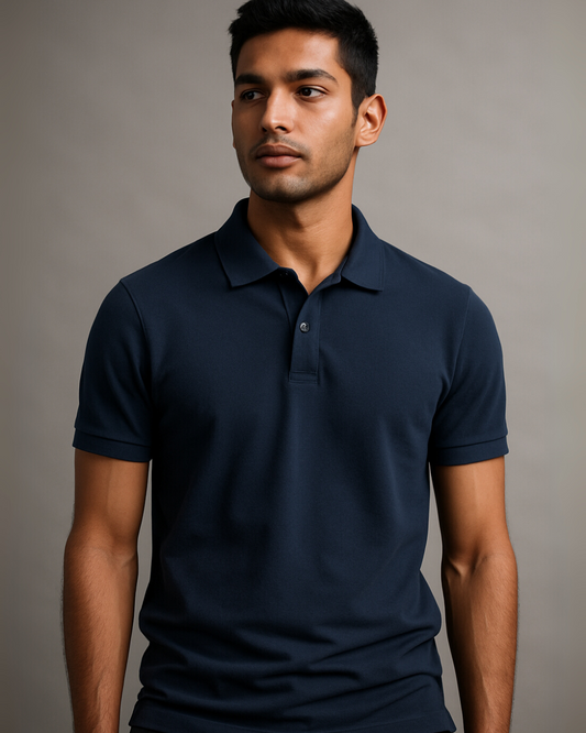 The Navy Polo – Sharp. Smart. Timeless.
