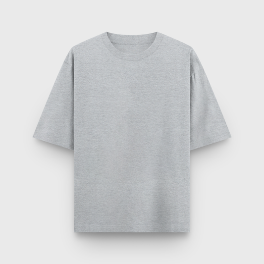 Heavy Oversized Premium Tee : Grey