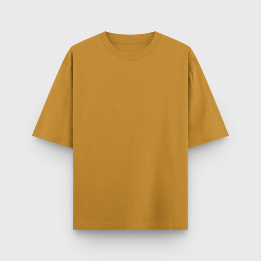Heavy Oversized Premium Tee : Mustard