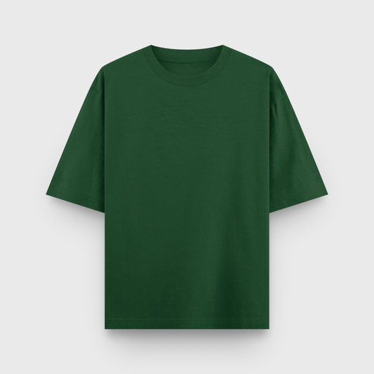 Heavy Oversized Premium Tee : Forest Green