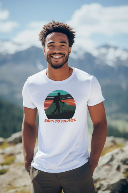 Born To Travel Tshirt - The Groovy Store