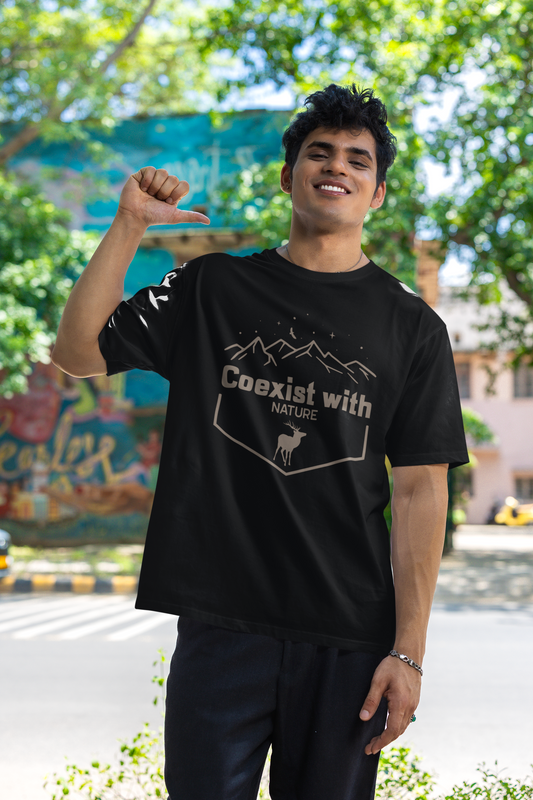 Co-Exist with Nature Oversized : Unisex