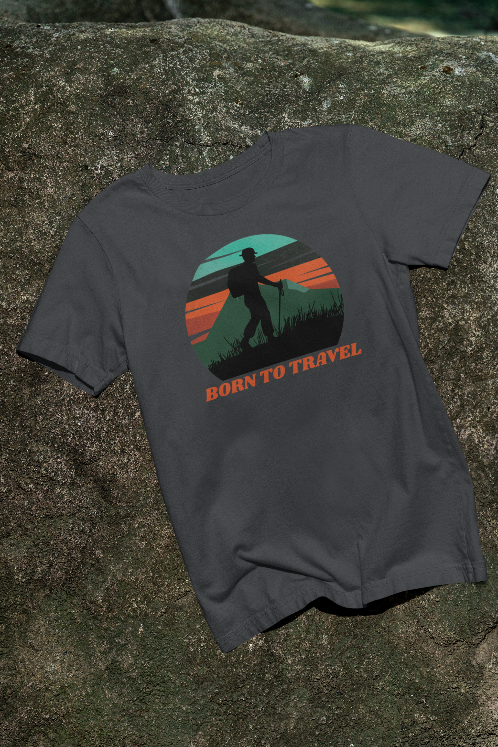 Born To Travel Tshirt - The Groovy Store