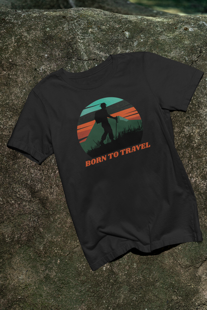 Born To Travel Tshirt - The Groovy Store