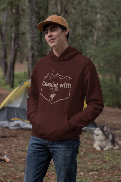 Co-Exist with Nature Oversized Hoodie : Unisex