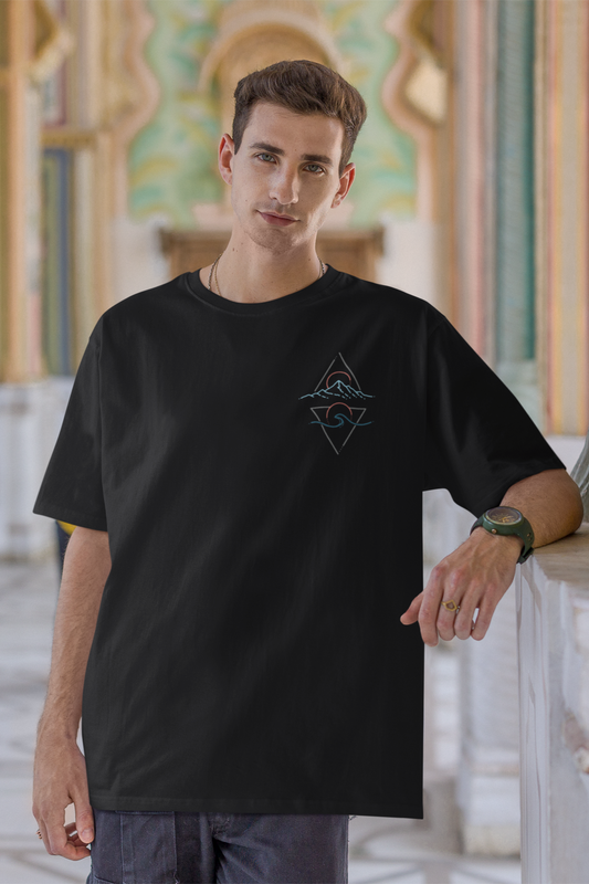 Mountain Beaches Oversized T-shirt : Unisex