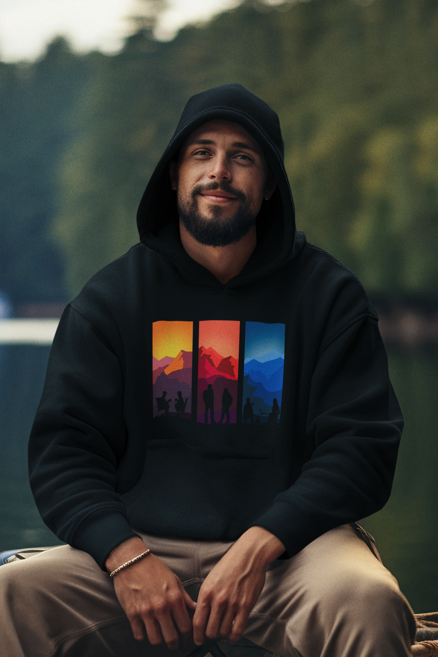 Mountains Calling Oversized Hoodie : Unisex
