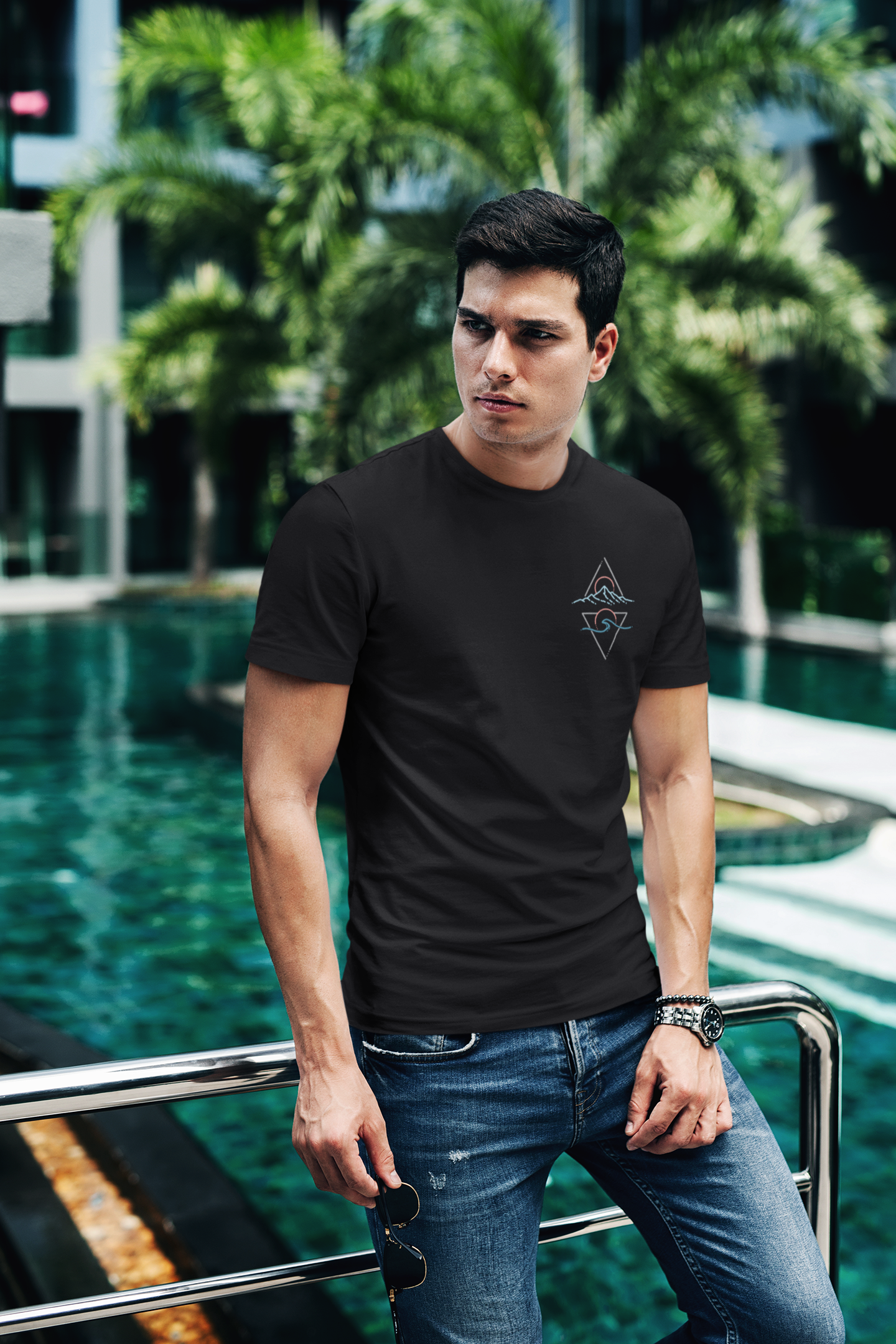 Mountain Beaches Classic T-shirt : Unisex
